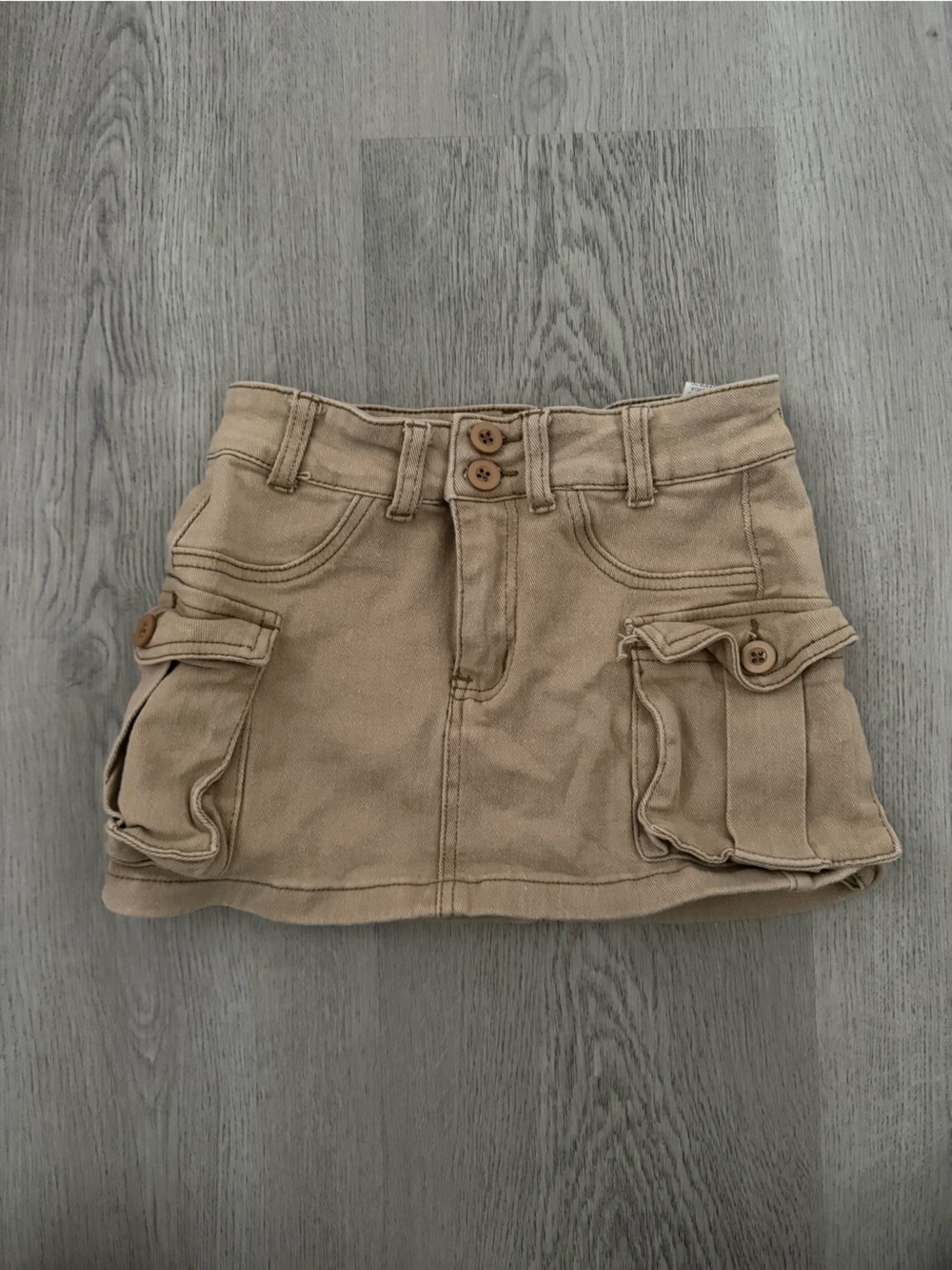 Women’s Tan Mini Skirt